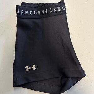 UNDER ARMOUR Black Compression Spandex Size M